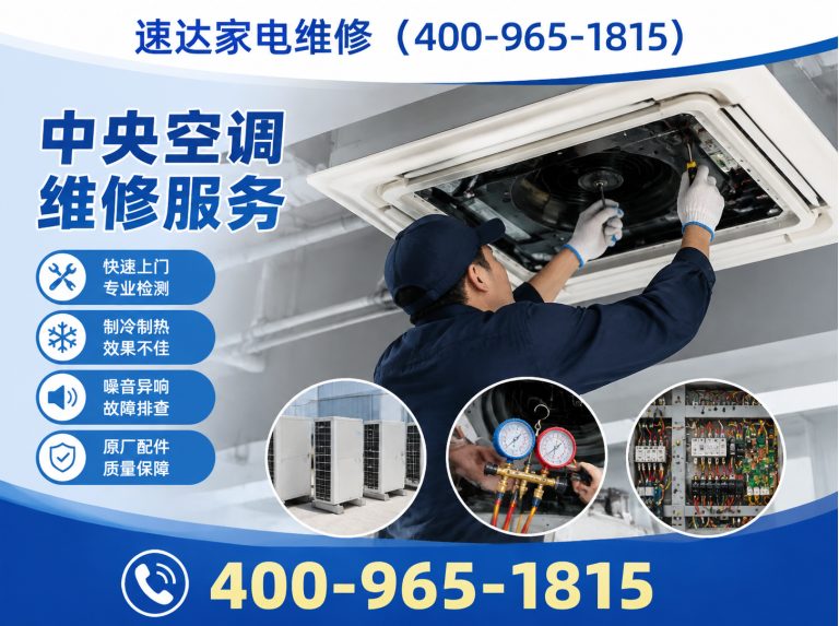 云浮中央空调维修展示图